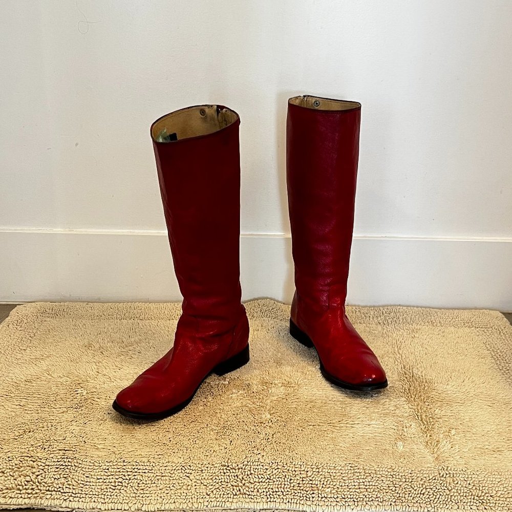 FRYE MELISSA Tall  Riding Boot - Authentic Grained Leather  Since 1863